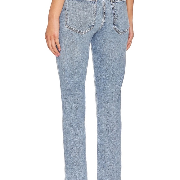 AGOLDE Riley High Rise Straight Distressed Jeans - Picture 11 of 11